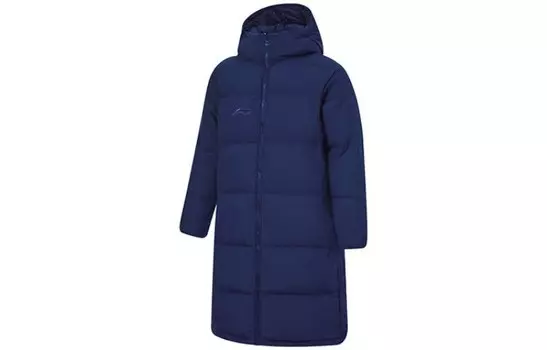 Пуховик унисекс темно-синий Lining