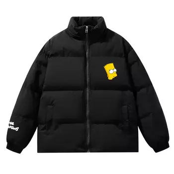 Пуховик унисекс The Simpsons, хаки