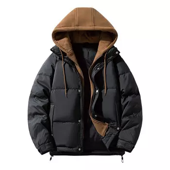 Пуховик унисекс THREEAGAINTHR33, White Embroidered