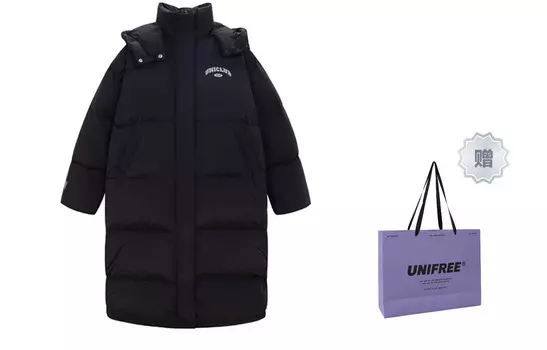 Пуховик унисекс UNIFREE, Черный