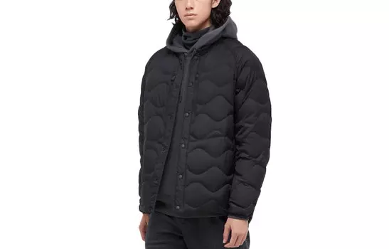 Ультралегкая пуховая куртка Uniqlo x White Mountaineering Unisex, 09 черный