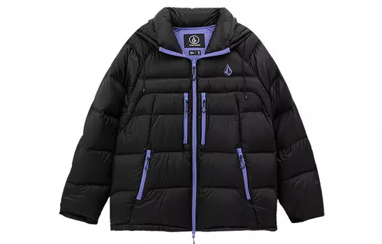 Пуховик унисекс Volcom, черный