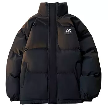 Пуховик унисекс WARRIOR, серо-зеленый