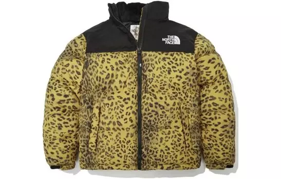 Пуховик унисекс желтый The North Face, желтый