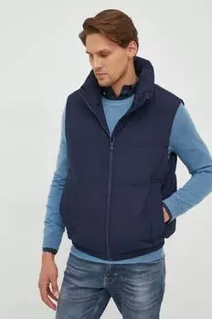Пуховик United Colors of Benetton, темно-синий