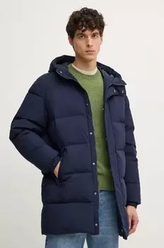 Пуховик United Colors of Benetton, темно-синий