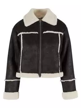 Пуховик Urban Classics, цвет black/whitesand