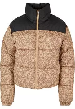 Пуховик Urban Classics Puffer Jacken, цвет unionbeigedamast