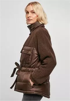 Пуховик Urban Classics Puffer Jacken, коричневый