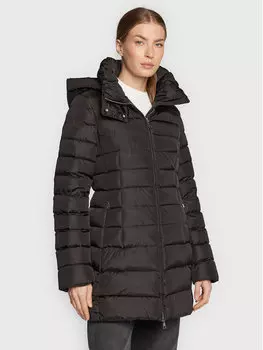 Пуховик узкого кроя Add, черный