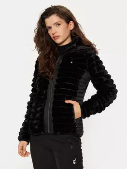 Пуховик узкого кроя Aulp, черный