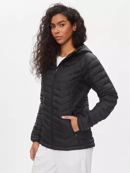 Пуховик узкого кроя Columbia, черный