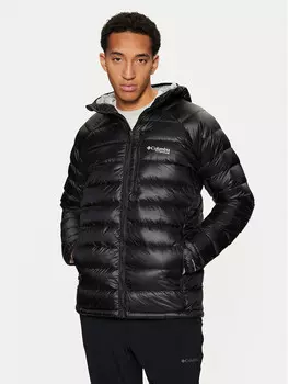 Пуховик узкого кроя Columbia, черный