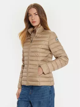 Пуховик узкого кроя Jott, бежевый