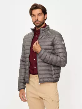 Пуховик узкого кроя Jott, серый