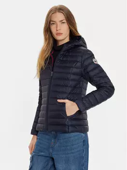 Пуховик узкого кроя Jott, синий