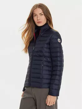 Пуховик узкого кроя Jott, синий