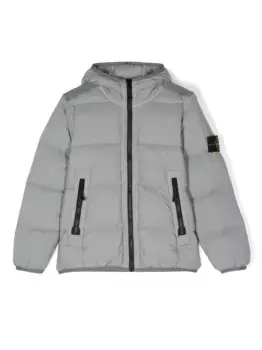 Пуховик Vera Stone Island Junior, серый