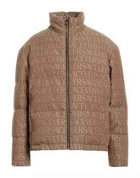 Пуховик Versace, коричневый