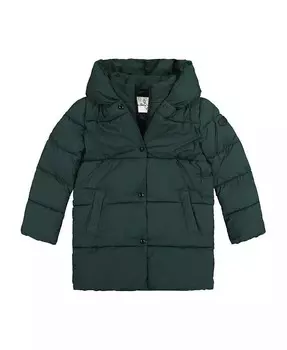 Пуховик Vestee с капюшоном для больших девочек Sam Edelman, розовый