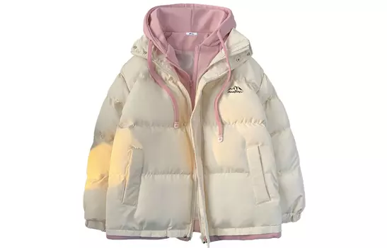 Пуховик Warrior Huichao Riding The Wind Collection унисекс, розовый