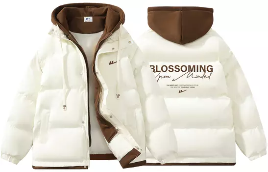 Пуховик Warrior Ride The Wind And Waves Series унисекс, черный