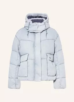 Пуховик Western Bubble Shorty со съемным капюшоном Levi'S, голубой