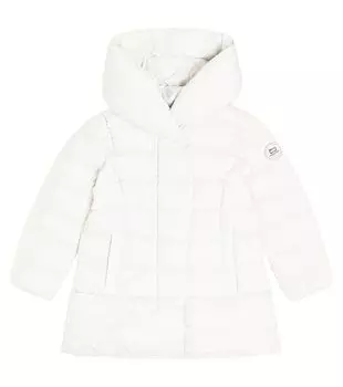 Пуховик Woolrich Kids, белый