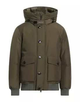 Пуховик Woolrich, зеленый