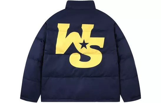 Пуховик WORKSOUT зимняя унисекс NICEBAD, белый/черный