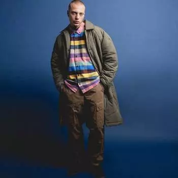 Пуховик Ymc Sgt. Rock Wadded Ripstop Coat YMC, зеленый