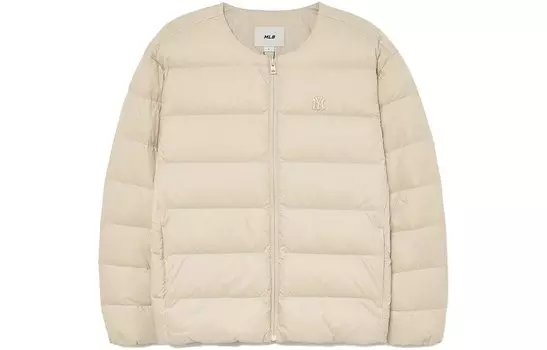 Пуховик женский абрикосовый Mlb, цвет Apricot