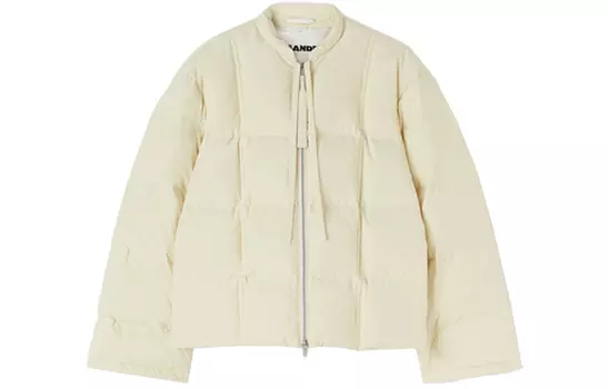 Пуховик женский экрю JIL SANDER, Ecru