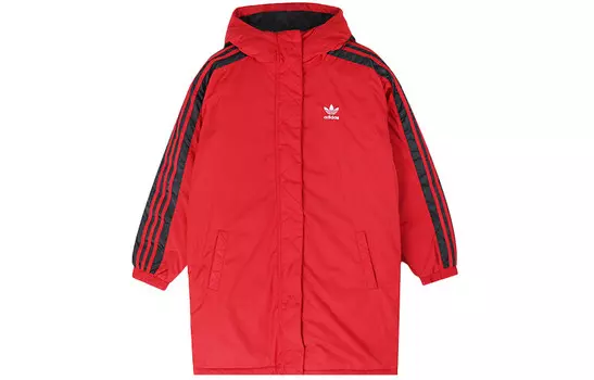 Пуховик женский алый Adidas Originals
