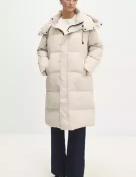 Пуховик женский Answear Lab, бежевый