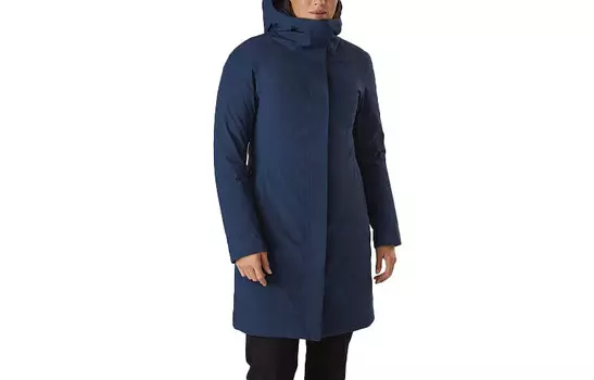 Пуховик женский Arcteryx Solano с капюшоном, черный