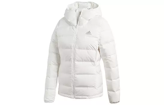 Пуховик женский белый Adidas