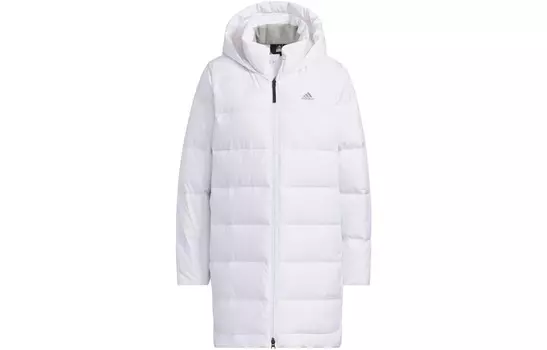 Пуховик женский белый Adidas