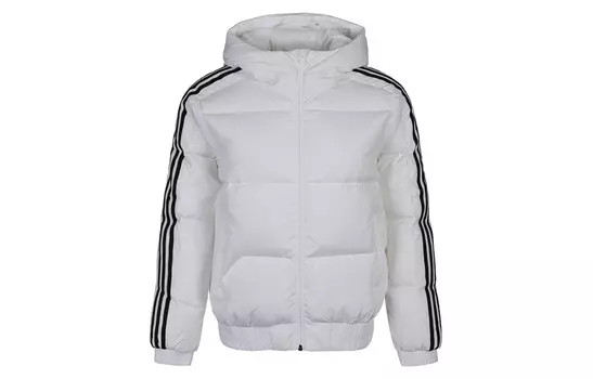 Пуховик женский белый Adidas Neo