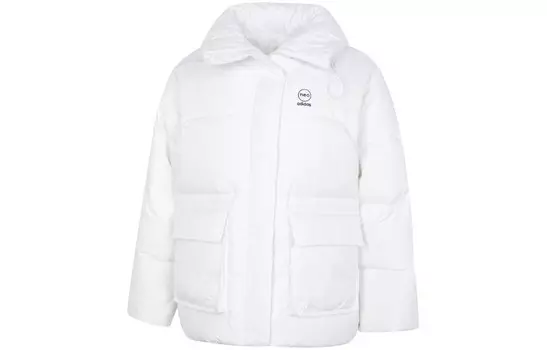 Пуховик женский белый Adidas Neo