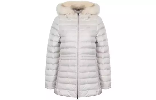 Пуховик женский белый Adidas Originals