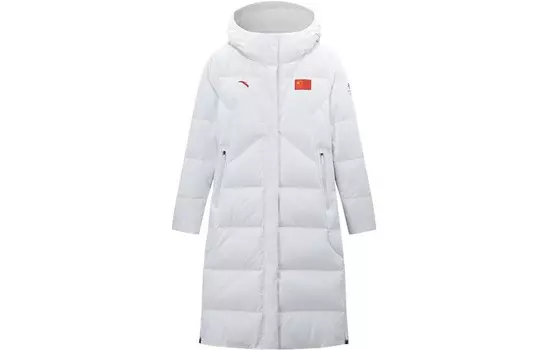 Пуховик женский белый Anta