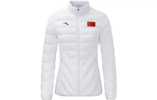 Пуховик женский белый Anta