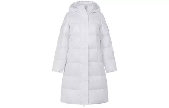 Пуховик женский белый Armani Exchange