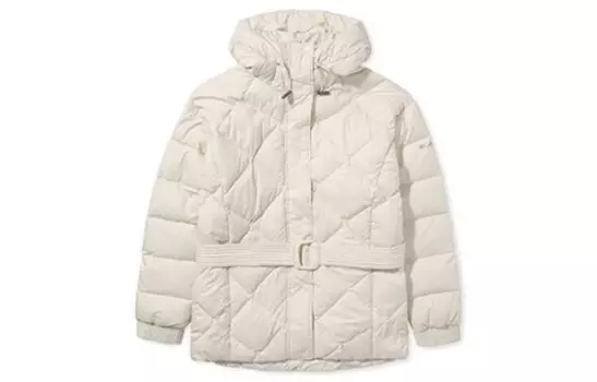 Пуховик женский белый Columbia