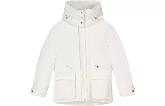 Пуховик женский белый Fila