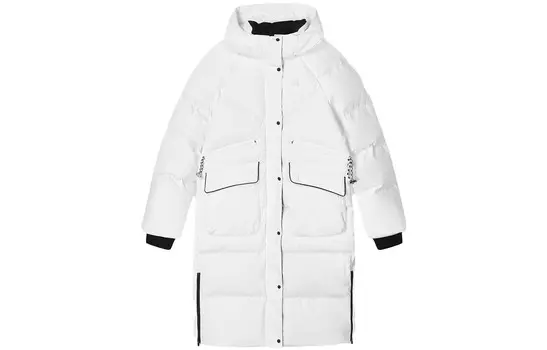 Пуховик женский белый Fila