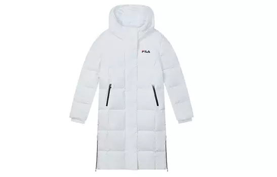 Пуховик женский белый Fila
