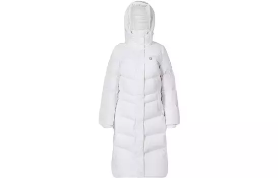 Пуховик женский белый Fila