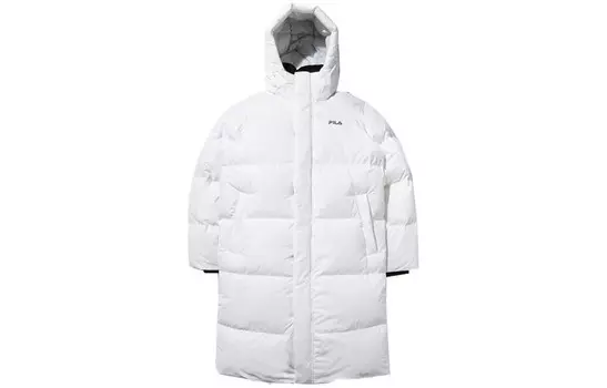 Пуховик женский белый Fila